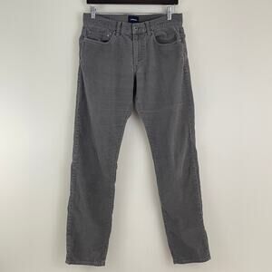 J. Crew Corduroy Pants Men's W30 x  L32 (Actual 32x30.5) Gray Preppy Academia